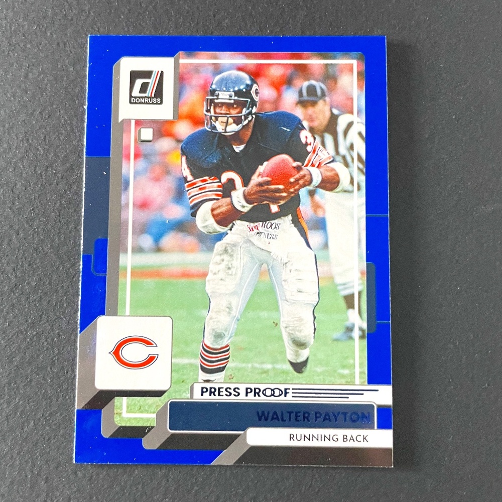 Walter Payton: Chicago Bears, Running Back 2022 Press Proof #84